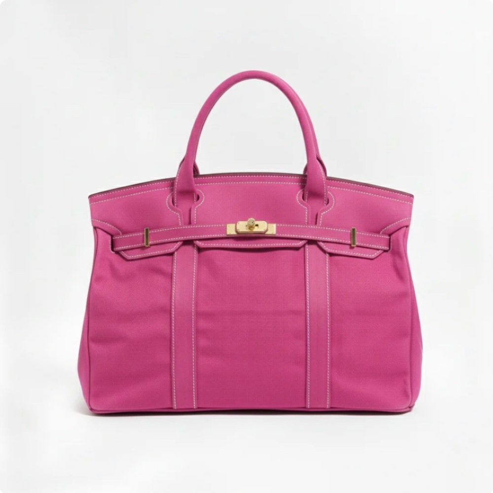 Boatkin Canvas Boat Tote – Bubblegum Pink